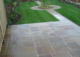 Dallage Grès Multicolore