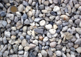 Gravier roulé blanc/bleu Cabanac