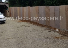 Palis de grès multicolore