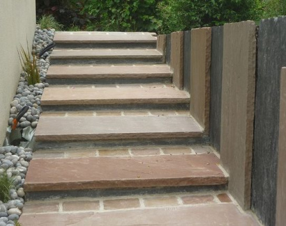 Palis de grès multicolore