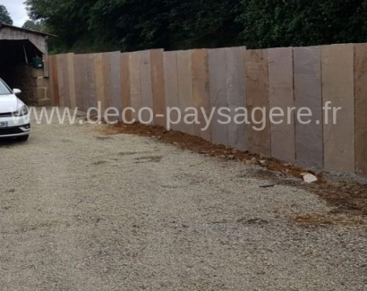 Palis de grès multicolore