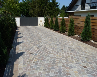 Pavés Grès multicolore