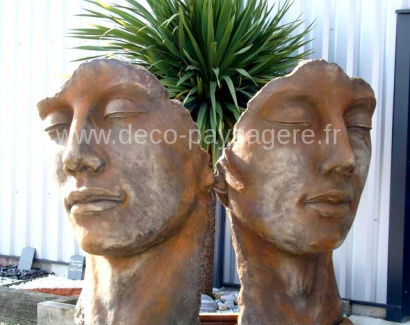 Visage béton Peinture oxyde