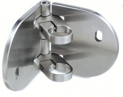 Support poteau charnière d'angle