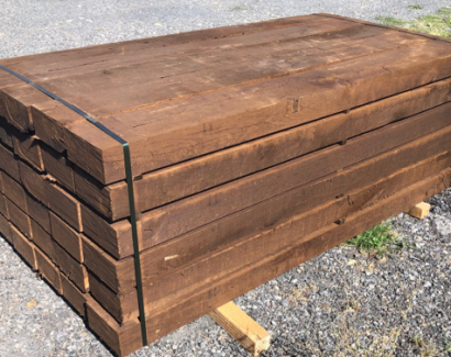 Traverses chêne traitées autoclave 