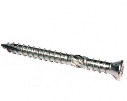 Vis inox spéciale terrasse double filetage