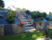 realisations palis schiste ardoise deco paysagere